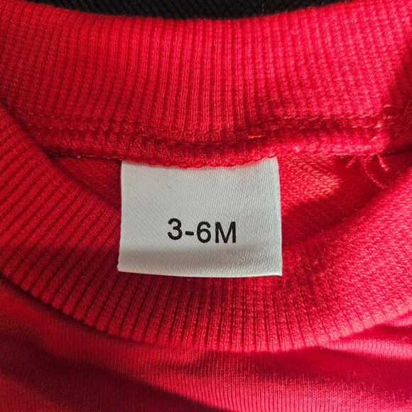 Boys Christmas Theme Two Piece Merry Little Dude Outfit Set Size 3-6 Months NEW - Picture 3 of 6